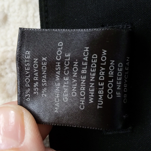 Ann Taylor Modern Fit Bootcut Trousers 4P Black Petite - Picture 8 of 14